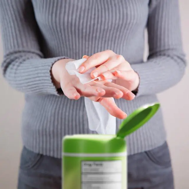 Alt view image 5 of 7 - Antibacterial Hand Wipes Juicy Watermelon Scented | Antibacterial Wipes with Aloe and Vitamin E | 5"x7" Wet Wipes Canister | No Parabens, Sulfates or Phthalates, Kills 99% of Germs, 50 Ct
