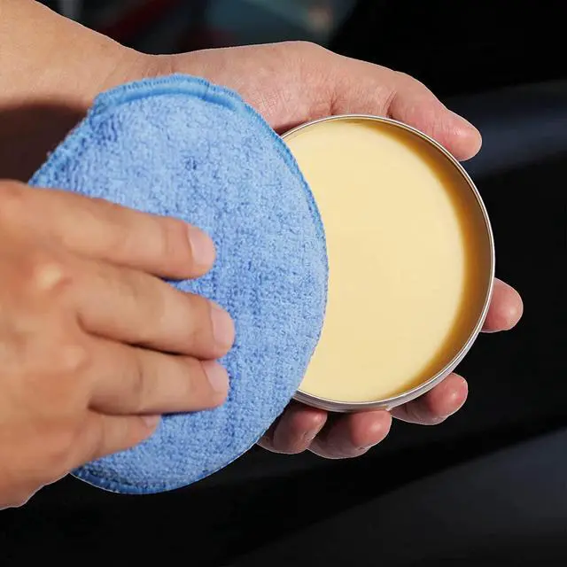 Alt view image 3 of 6 - Microfiber Wax Applicator Pads, Car Wax Applicator, Buffing & Detail Polishing Foam Pads for Car Cleaning and Fine Polishing (5" Diameter, 6 Pack)