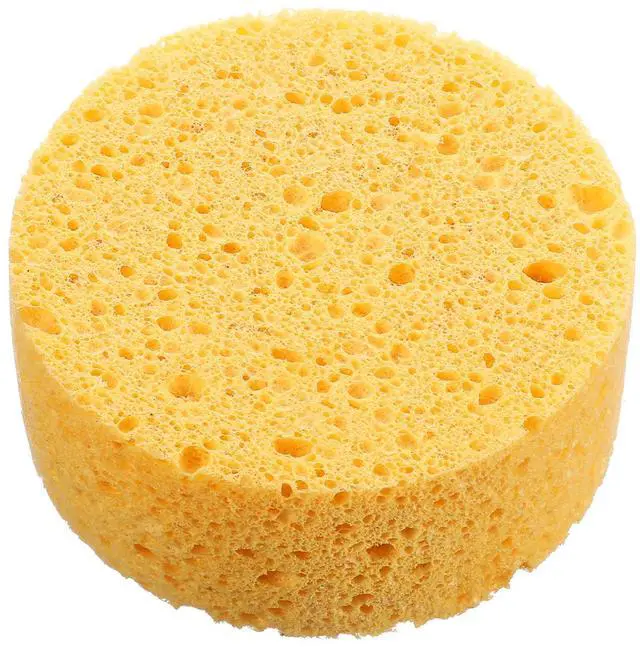 Main image of Car Cleaning Sponge, Super Absorbent Big Sponge for Cleaning Car, Non-Scratch Round Sponges for Home/Kitchen/Boat Bail Washing (4.33×1.58 inch)
