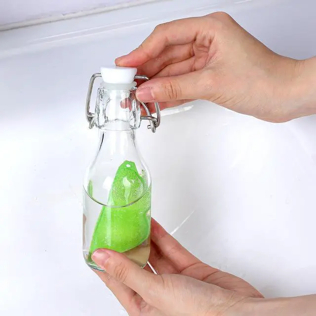 Alt view image 5 of 7 - 6 Pcs Magic Beans Bottle Cleaner Sponge Dust Sponge For Cleaning Reusable Bean Shape Water Bottle Cleaning Sponge Green Heat Resistance Bottle Brush For Internal Cleaning Of Small Mouth Cleaning Tools