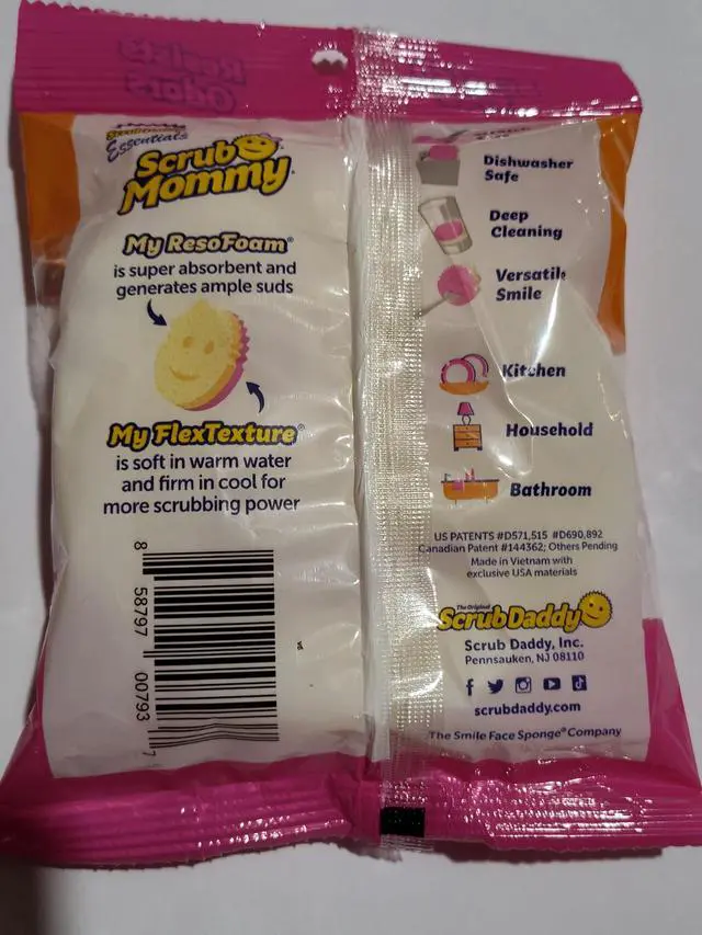 Alt view image 4 of 4 - Mommy Essentials/Mini Mommy Dual-Sided Scrubber + Sponge
