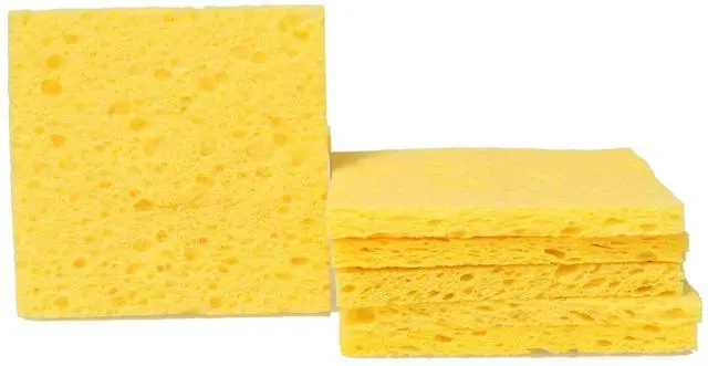 Main image of 6pcs Soldering Iron Cleaning Sponge 6x6cm Square Sponge High Temperature Sponge Welding Platform Sponge Welding Clean Pads