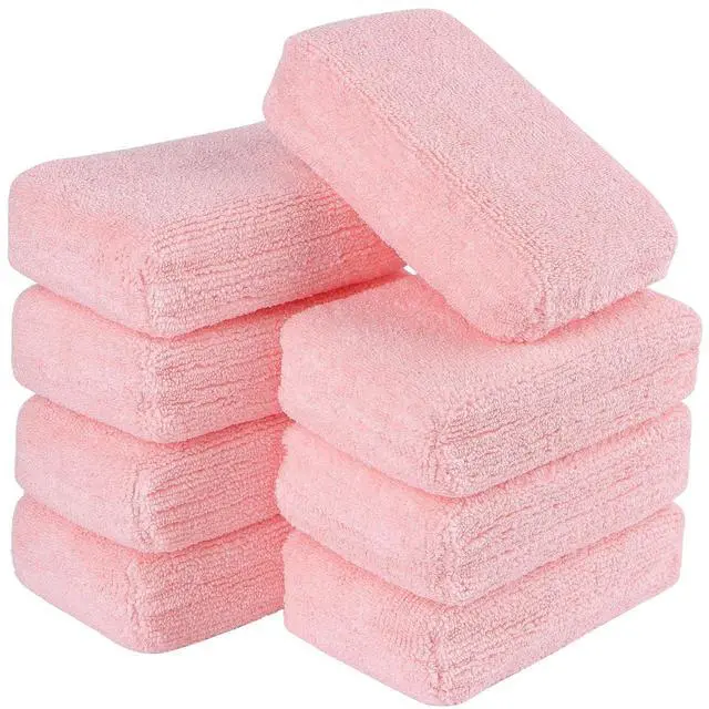 Main image of Microfiber Applicator Pads-8 Pack, Car Wash Sponge, Pink