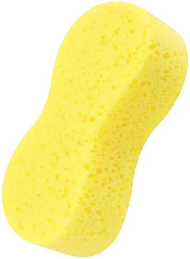 Main image of Car Wash Sponges Colorful Cleaning Sponge Multi-Purpose for Kitchen, Bathroom, Household Cleaning (Yellow)