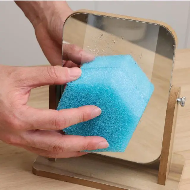 Alt view image 4 of 7 - 3 Pack Kitchen Cleaning Sponge Non Scratch Dishwashing Scrub Sponges Heavy Duty Reusable Cleaning Pads