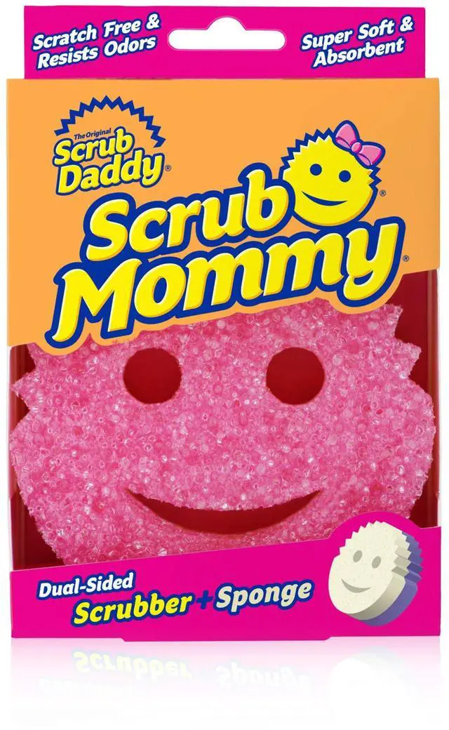 Main image of Scrub Mommy - Scratch-Free Multipurpose Dish Sponge - BPA Free & Made with Polymer Foam - Stain & Odor Resistant Kitchen Sponge (1 Count)