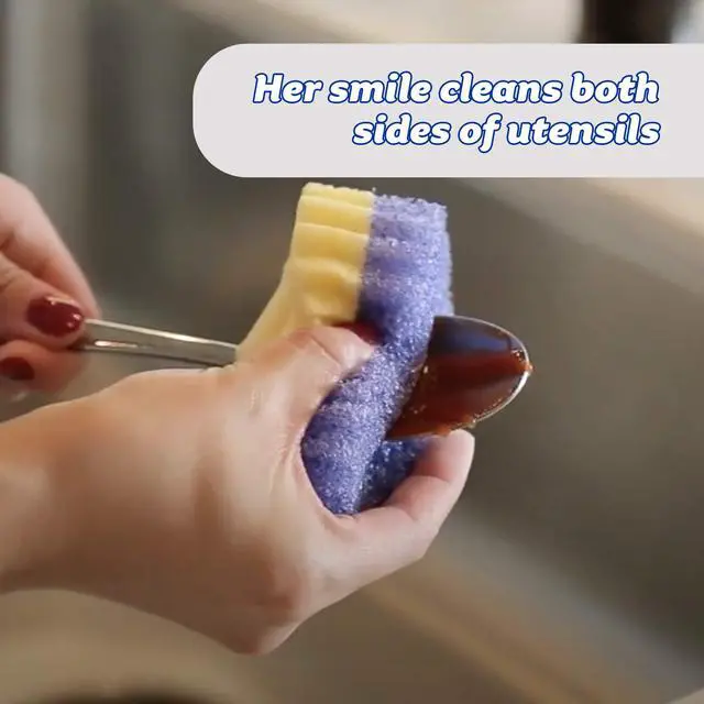 Alt view image 5 of 7 - Scrub Mommy - Scratch-Free Multipurpose Dish Sponge - BPA Free & Made with Polymer Foam - Stain & Odor Resistant Kitchen Sponge (1 Count)
