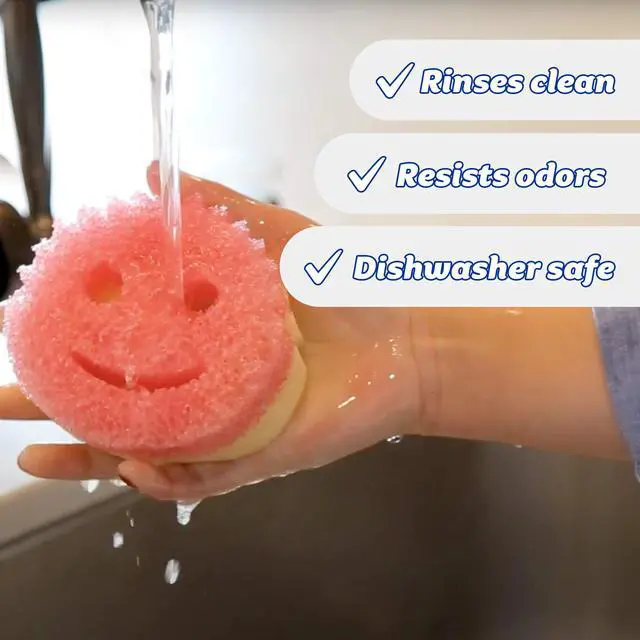 Alt view image 6 of 7 - Scrub Mommy - Scratch-Free Multipurpose Dish Sponge - BPA Free & Made with Polymer Foam - Stain & Odor Resistant Kitchen Sponge (1 Count)