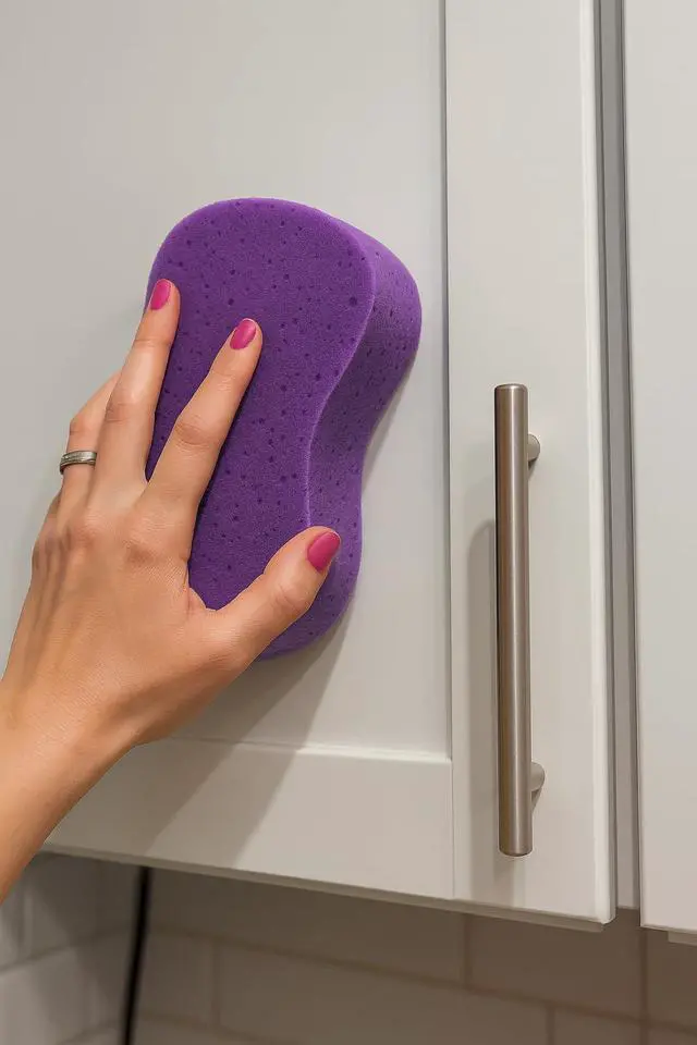 Alt view image 4 of 7 - for Cleaning - Purple 2 Pack, Large Sponges for Car Washing, Tile & Grout, All Purpose Cleaning