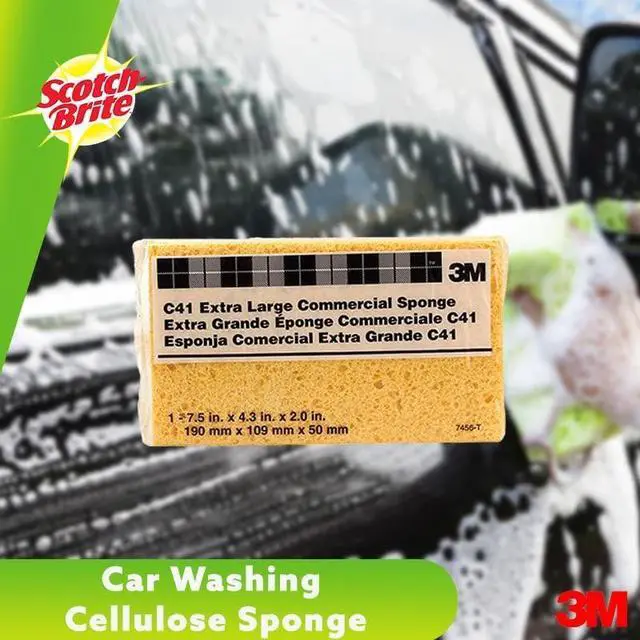 Alt view image 2 of 2 - 3M Extra Large Commercial Sponge Durable, Highly Absorbent Cleaning Sponge for Heavy-Duty Tasks