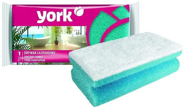 Main image of Multipurpose Soft Sponge for Bathroom Tiles, Sanitary Fittings - Blue Color, Size 13.5 X 7 X 4.5 Cm, 1 Piece, Ideal for Gentle and Effective Cleaning, Durable and High-Performance Sponge Blue
