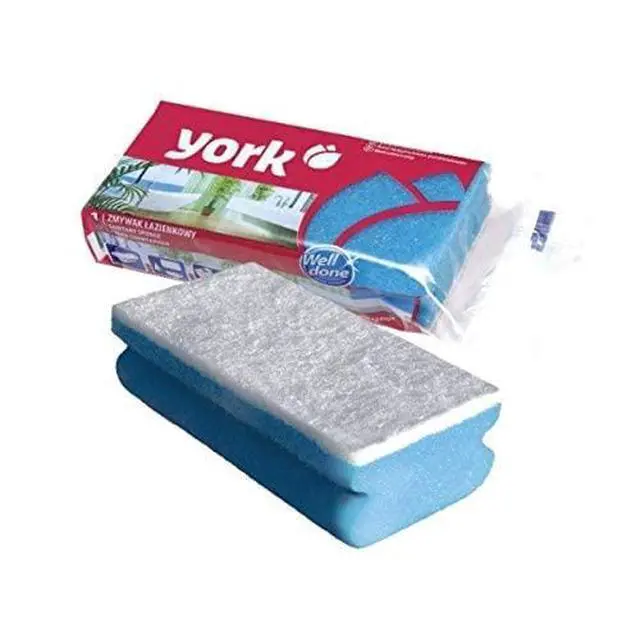 Alt view image 4 of 5 - Multipurpose Soft Sponge for Bathroom Tiles, Sanitary Fittings - Blue Color, Size 13.5 X 7 X 4.5 Cm, 1 Piece, Ideal for Gentle and Effective Cleaning, Durable and High-Performance Sponge Blue