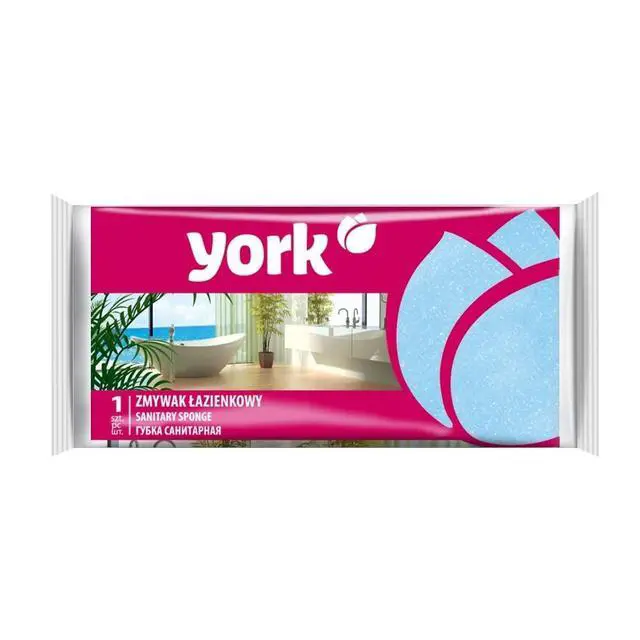 Alt view image 5 of 5 - Multipurpose Soft Sponge for Bathroom Tiles, Sanitary Fittings - Blue Color, Size 13.5 X 7 X 4.5 Cm, 1 Piece, Ideal for Gentle and Effective Cleaning, Durable and High-Performance Sponge Blue