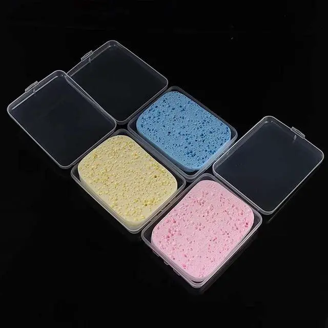 Alt view image 6 of 7 - 1pc Random Color Watercolor Painting Water-Absorbing Sponge Moisturizing Sponge Water Chalk Art Supplies Cleaning Tools