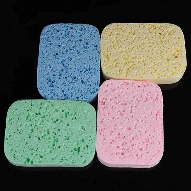 Alt view image 7 of 7 - 1pc Random Color Watercolor Painting Water-Absorbing Sponge Moisturizing Sponge Water Chalk Art Supplies Cleaning Tools