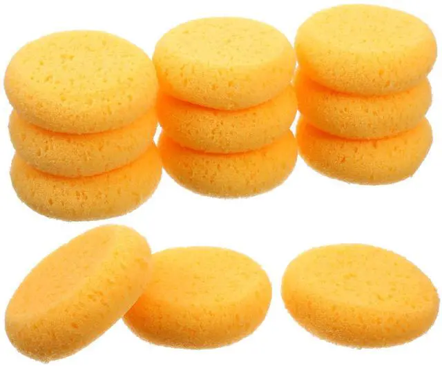 Main image of 15 Pcs Pottery Sponges 2.7inch, Round Tack Sponges, Clay Sponge for Cleaning, Paint Sponge for Acrylic Painting, Pottery Tools for Kitchen Shoes Leather Care