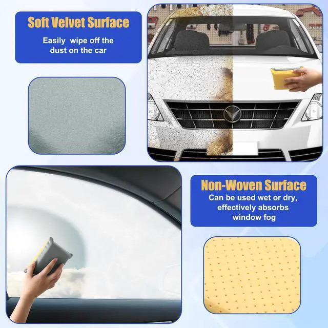Alt view image 4 of 7 - 2P Window Defogger Sponge, Windshield Glass Defogger