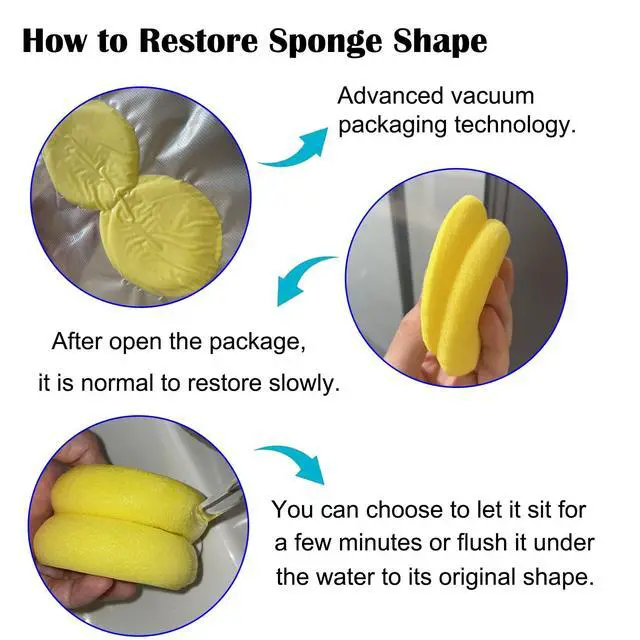 Alt view image 7 of 7 - 8 Pcs Round Painting Sponge 2.96inch Yellow Artist Sponges Watercolors Sponges for Face Painting Art Crafts