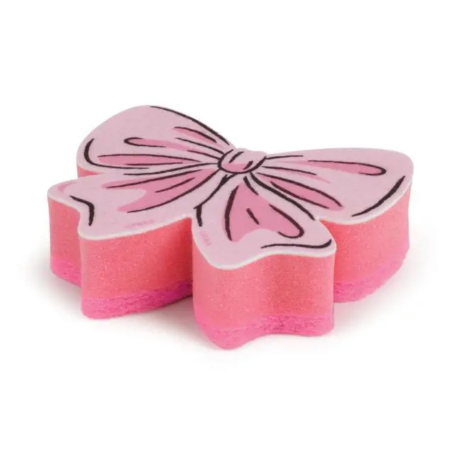 Alt view image 4 of 5 - Tidy Ties Coquette Bow Sponges, Set of 2, Pink and Blue, Durable Layered Sponges, Girly Coquette Kitchen Accessory, Gift-Ready Packaging