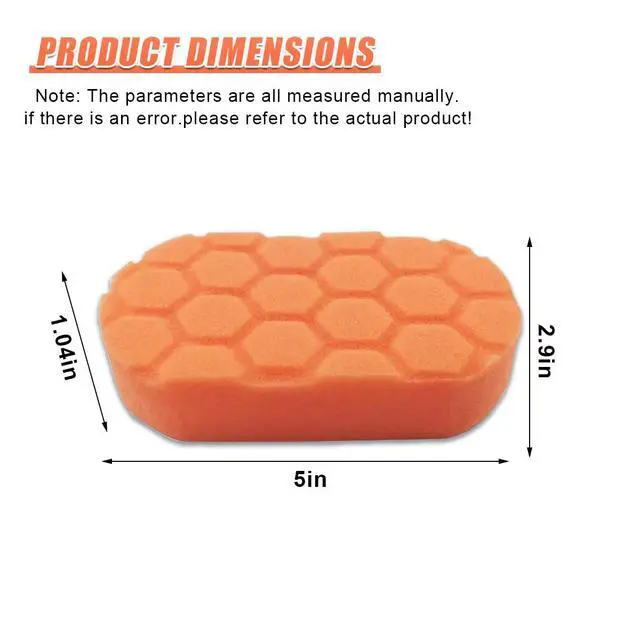 Alt view image 2 of 6 - 3PCS Hand Applicator Pad Kit, Universal Easy Grip Auto Tire Waxing Foam Sponge Pads, Reusable Soft Car Tire Shine Polishing Pad for Vehicle Wheel Detailing (Multicolor)
