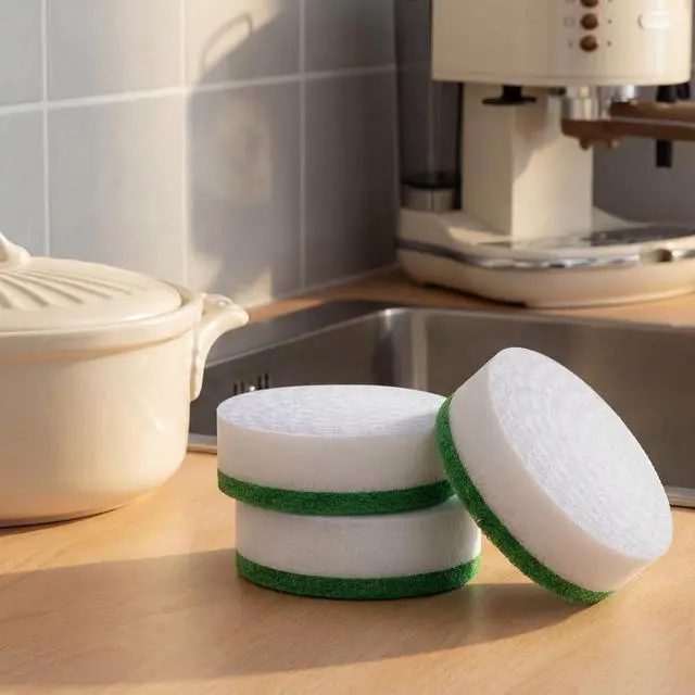 Alt view image 5 of 7 - 3 Pack Golf Ball Dish Sponge Set, Fun Kitchen Gift for Men & Golf Lovers, Inspired Cleaning Sponges Dual-Sided Non-Scratch Scrub for Birthday, Father's Day, Christmas Novelty, Kitchen