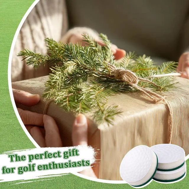 Alt view image 7 of 7 - 3 Pack Golf Ball Dish Sponge Set, Fun Kitchen Gift for Men & Golf Lovers, Inspired Cleaning Sponges Dual-Sided Non-Scratch Scrub for Birthday, Father's Day, Christmas Novelty, Kitchen