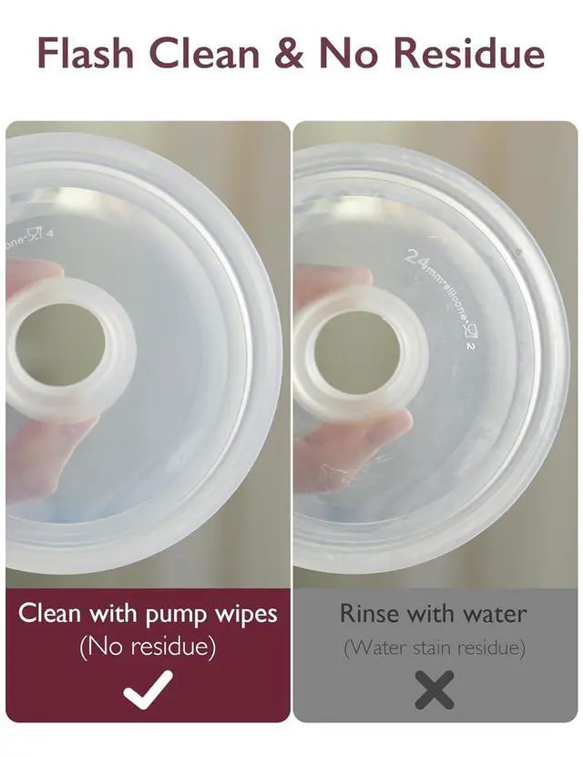 Alt view image 6 of 7 - Natural Breast Pump Wipes for Parts Cleaning On-The-go, 30 Count, Flash Clean & Resealable