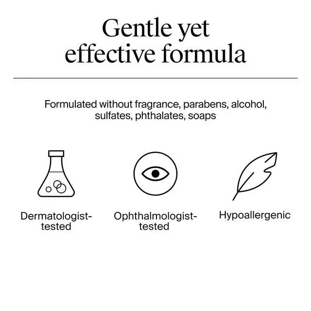 Alt view image 5 of 7 - Gentle Facial Cleansing Wipes, Ultra-Soft Micellar Cleansing Wipes for Effortless Cleansing Made Gentle, Fragrance Free Face Wipes for Sensitive Skin, Hypoallergenic, 25 ct