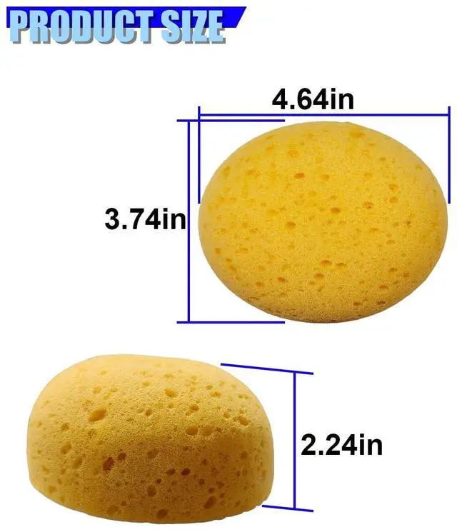 Alt view image 2 of 6 - Car Wash Sponge, Multi-Purpose Automotive Foam Scrubber Pads, Easy Grip Cleaning Sponge for Car, Kitchen, Bathroom, Household, DIY Painting(2PCS)