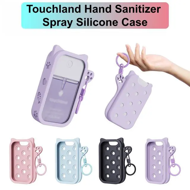 Alt view image 3 of 7 - Hand Sanitizer Case with 25 Summer Style Charms for Touchland, Blue Case