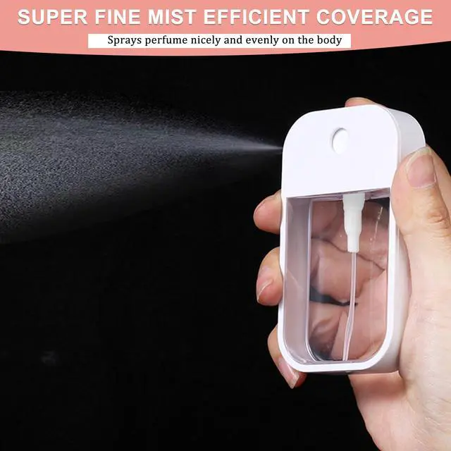Alt view image 3 of 7 - Refillable Hand Sanitizer Spray Bottle Keychain - 1oz / 50ml Leakproof Empty Spray Bottle with Silicone Case, Funnel & Clip,Portable Mini Travel Sanitizer Holder for Purse, Pocket, Gym Bag