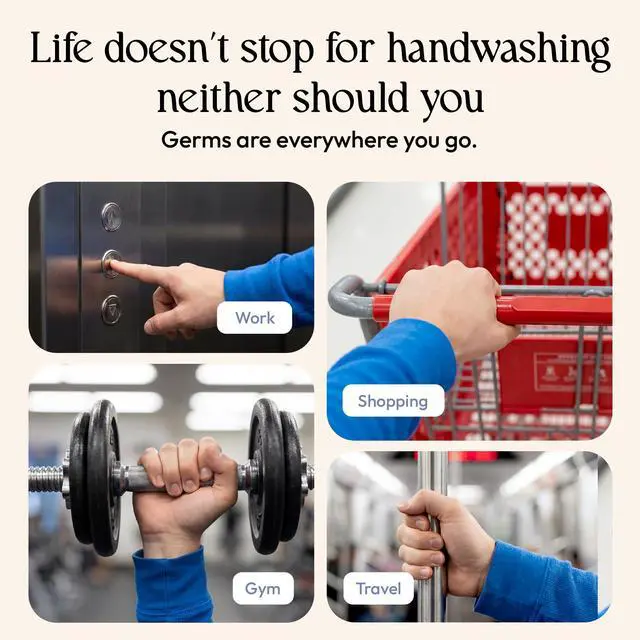 Alt view image 4 of 6 - Hand Sanitizer Wipes 4 Bags (15 Sheets)- Variety Pack - Pull-Pack Wet Wipe - pH Balanced, Biodegradable On The Go Hand Sanitizing Wipes - Hypoallergenic, Plant-Based Travel Wipe