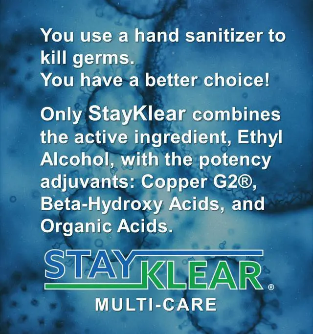Alt view image 3 of 6 - New Multi-Care Hand Sanitizer Lotion (3.4 Fl Oz) Travel Size with Copper G2(R), Vitamin B3, and Pro-Vitamin B5; Orchard Scent