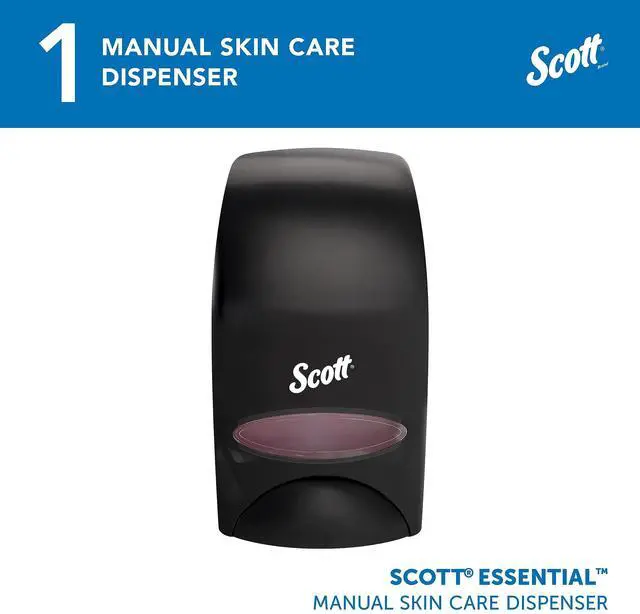 Alt view image 2 of 7 - High-Capacity Skin Care Dispenser, Black (92145)