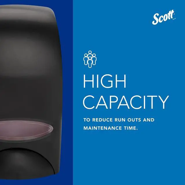 Alt view image 7 of 7 - High-Capacity Skin Care Dispenser, Black (92145)