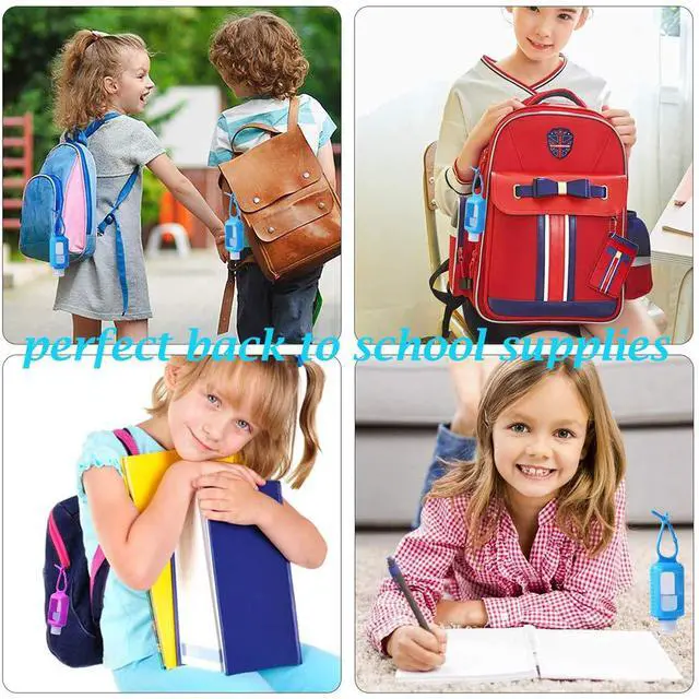 Alt view image 2 of 6 - 5 Pack Hand Sanitizer Travel Size Holder 60ml Travel Keychain Empty Bottles Refillable Containers for Kids and Adult