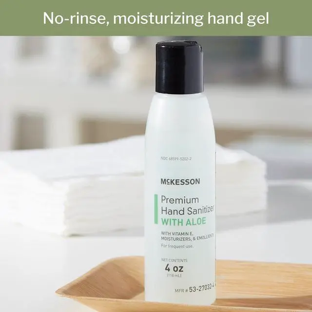 Alt view image 2 of 4 - Hand Sanitizer with Aloe, Pump, Medical-Grade with 70%, 4 oz, 1 ct