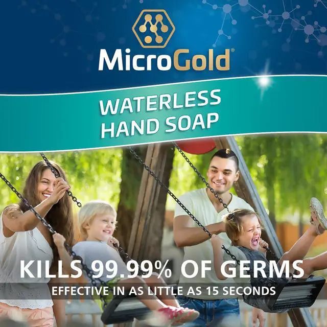 Alt view image 3 of 6 - Alcohol Free Hand Sanitizer and Waterless Foaming Antibacterial Soap Kills 99.9% of Germs, Made in the USA, 4 Fl Oz (Pack of 1)