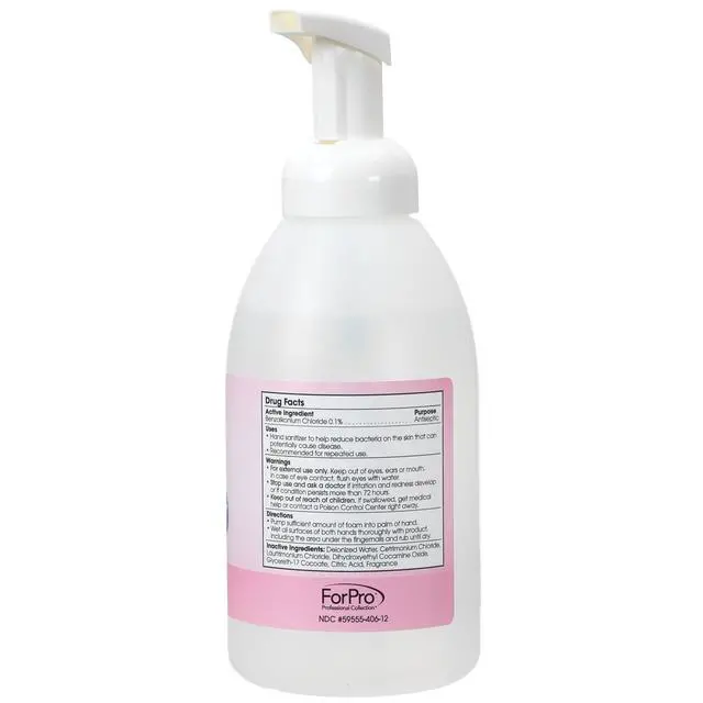 Alt view image 2 of 7 - Alcohol-Free Foaming Instant Hand Sanitizer, 20 Fl Oz Moisturizing, Dye-Free Formula, Vanilla Sugar Bliss Scent