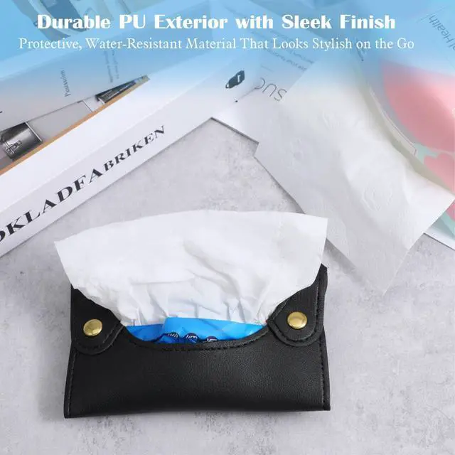 Alt view image 3 of 7 - Pocket Tissue Holder, Tissue Holder for Purse, Pocket Paper Towel