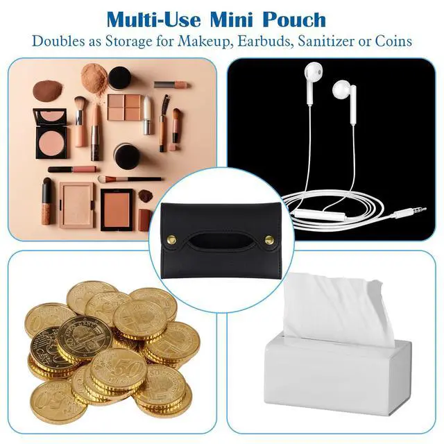 Alt view image 6 of 7 - Pocket Tissue Holder, Tissue Holder for Purse, Pocket Paper Towel