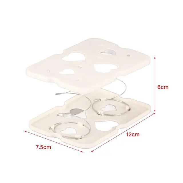 Alt view image 3 of 7 - Automatic Tissue Box Spring Support, Countertop Tissue Holder, ABS, Metal
