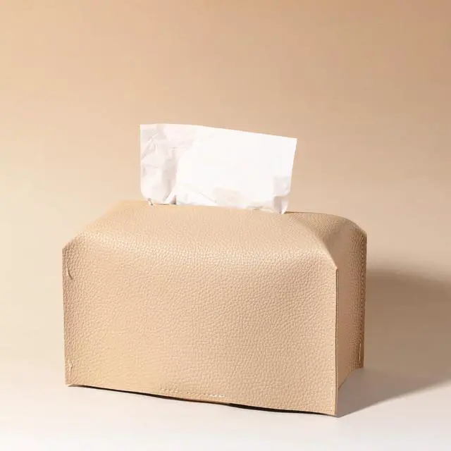 Main image of 1Pcs Large Rectangle Tissue Box Cover, Tissue Box Holder with Bottom