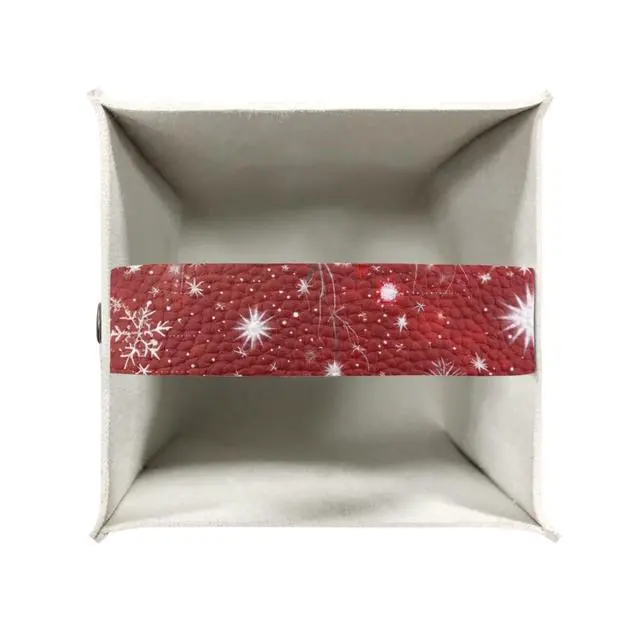 Alt view image 3 of 7 - Christmas Decorations Tissue Box Holder Cute Xmas Snowman Print Square Napkin Facial Tissues Holder Dispenser, Home Office Car Tissue Box Cover Decorative Container with Belt Bottom