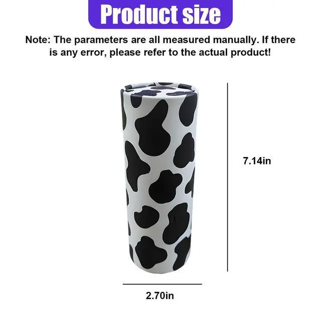 Alt view image 2 of 4 - 4PCS Car Tissue Holder, Refillable Paper Napkin Holder, Portable Car Tissues Cylinder, Facial Tissue Box Travel Accessories, Tissues Boxes Container for Automotive Cup Holder (Cow)