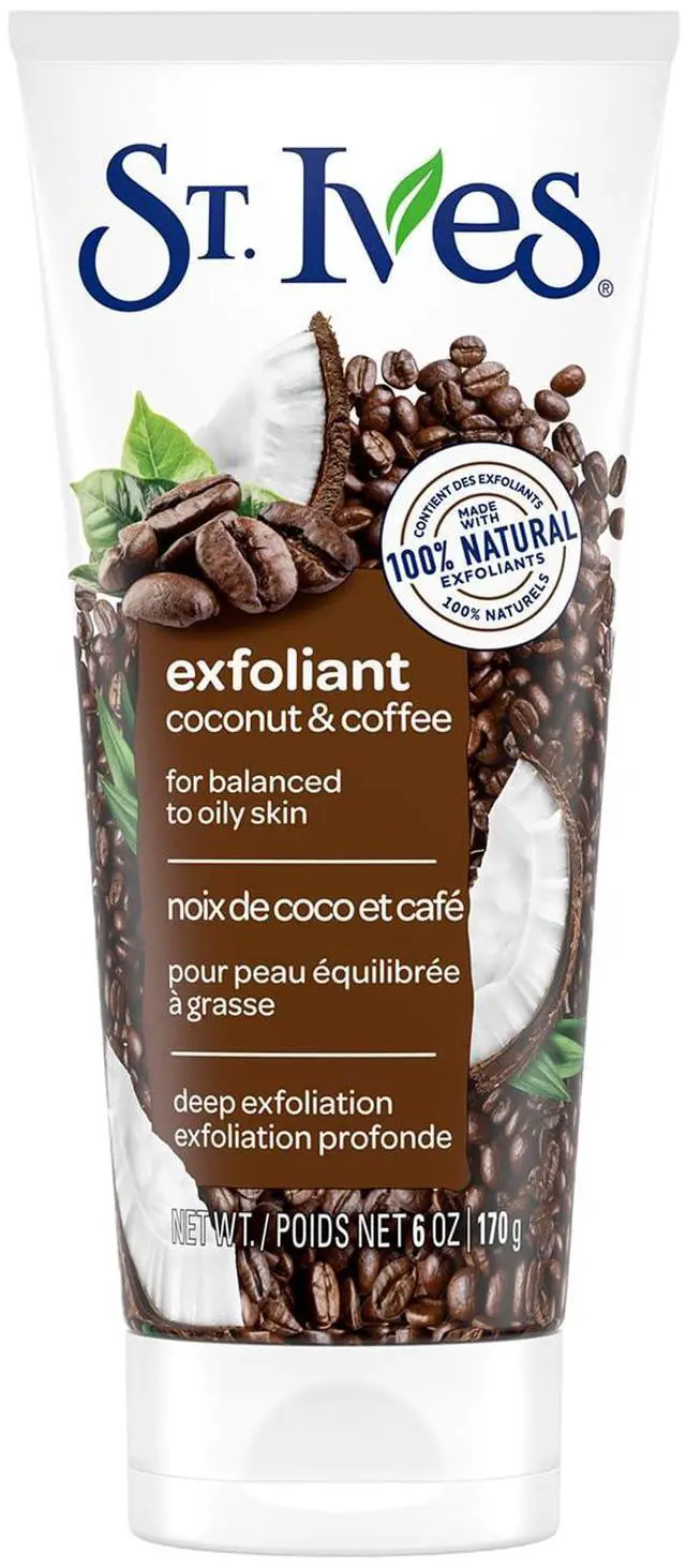 Main image of Facial Scrub, Energizing Coconut & Coffee Deep Exfoliant for Fresh, Glowing Skin, 6 Oz