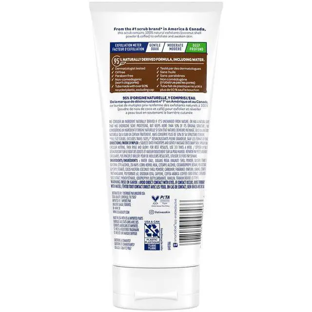 Alt view image 2 of 7 - Facial Scrub, Energizing Coconut & Coffee Deep Exfoliant for Fresh, Glowing Skin, 6 Oz