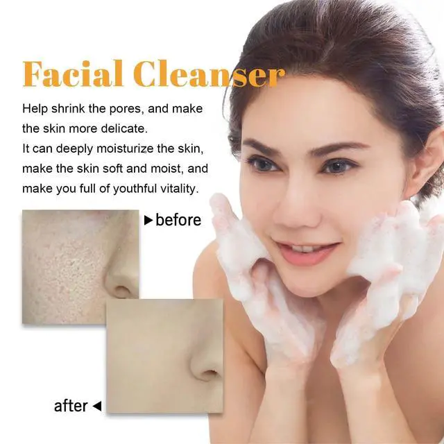 Alt view image 2 of 7 - Turmeric Glow Wash Face Wash With Brush, Deep Cleansing Scrub Exfoliating Turmeric Foaming Facial Cleanser For All Skin. (100ml)