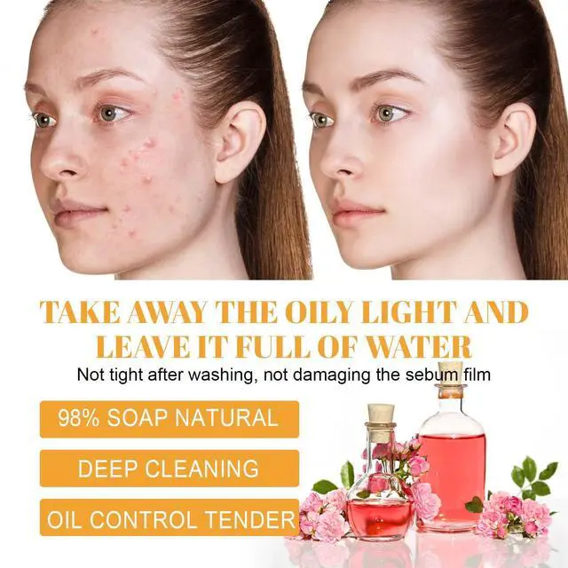 Alt view image 7 of 7 - Turmeric Glow Wash Face Wash With Brush, Deep Cleansing Scrub Exfoliating Turmeric Foaming Facial Cleanser For All Skin. (100ml)
