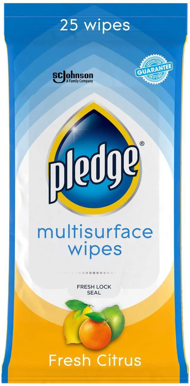 Main image of Multisurface Cleaning Wipes, pH Balanced, Fresh Citrus, 25 Count,White